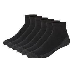 Hanes Men's Max Cushion Ankle Socks 6-Pair Pack, Available in Big & Tall von Hanes