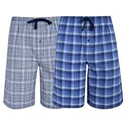 Hanes Men’s & Big Men’s Woven Stretch Pajama Shorts – 2 Pack von Hanes