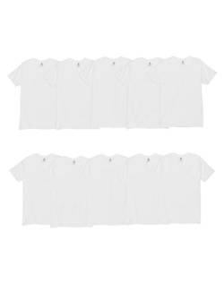 Hanes Mens ComfortSoft White Crewneck Undershirt 10-Pack, XL, White von Hanes