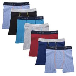 Hanes Toddler Boys Dyed Boxer Briefs, Assorted, 7-Pack, Large von Hanes