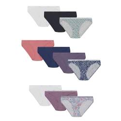 Hanes Women's 10 Pack Cotton Bikini Panty, Assorted, Size 7 von Hanes