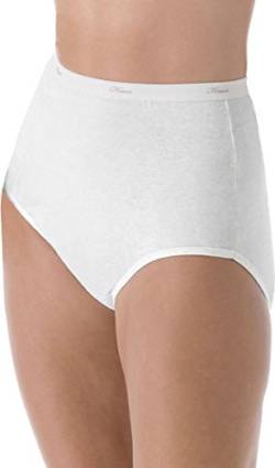 Hanes Women's No Ride Up Cotton Brief 6-Pack_White_5 von Hanes