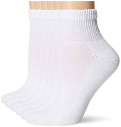 Hanes Women's Ultimate Kn?chel, Wei?, 5-9 (6er Pack) von Hanes