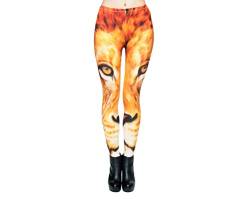 Hanessa Frauen Leggins Bedruckte Leggings Hose Frühling Sommer Kleidung Löwe, Löwen-Gesicht L135 Geschenk für Mädchen zu Weihnachten von Hanessa