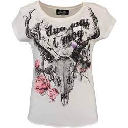 Hangowear Trachten-T-Shirts Tessa Offwhite, Gr.S Damen von Hangowear