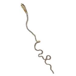 Glitzernde Haarspange, Schlangen-Haarnadeln, Legierungsmaterial, stilvolles Accessoire für alle Anlässe, Party-Haarschmuck, 2 Stück von Hangsu