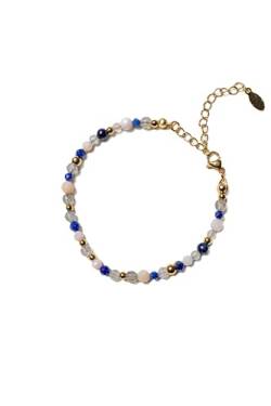 Hannah Store Schütze Labradorit Lapislazuli Opal Premium Sternzeichen Armband mit Natursteinen eleganter Damen Schmuck verstellbares Naturstein Armband mit mehrfarbigen Edelsteinen von Hannah Store