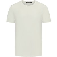 Hannes Roether Softes T-Shirt aus Baumwolle mit Rollkanten von Hannes Roether