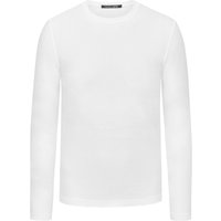 Hannes Roether Unifarbenes und softes Longsleeve T-Shirt von Hannes Roether