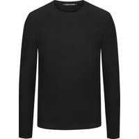 Hannes Roether Unifarbenes und softes Longsleeve T-Shirt von Hannes Roether