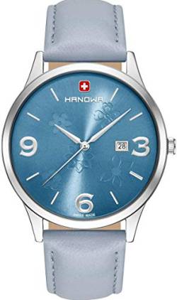 Hanowa Damen Analog Quarz Uhr mit Leder Armband 16-4085.04.003 von Hanowa