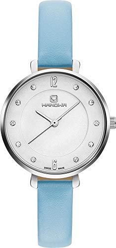Hanowa Unisex Erwachsene Analog Quarz Uhr mit Leder Armband 16-6082.04.001 von Hanowa