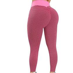 Hanraz Damen Gym Leggings Sporthose Frauen Baumwolle Sporthose Frauen Baumwolle Sportleggings für heiße Tage von Hanraz