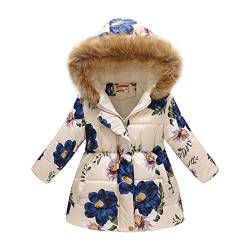 Hanraz Kinder Steppjacke Madchen Outdoor Wintermantel Winter Wintermantel Kinder Steppjacke Mädchen Jacke Winter Fleecejacke Mit Tasche Mädchen Steppjacke Übergangsjacke von Hanraz