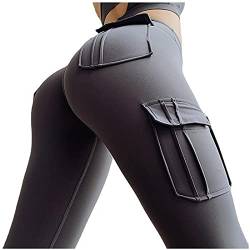 Hanraz Scrunch Butt Sport Bauchkontrolle Sport Blickdicht portleggings Lang Yogahose Radfahren Fitness Mit Duft von Hanraz