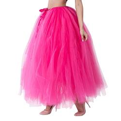 Hanraz Tanzkleid Ballkleid Glänzend Firt Tulle Petticoat Puffy Tutu Mädchen Kostümfest-Junggesellinnenabschied Petticoat Mehrfarbig Bubble von Hanraz
