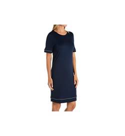 Damen Nachthemd 1/2 Arm 90 cm deep navy XS von Hanro