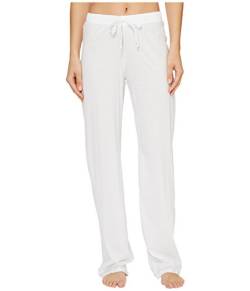 HANRO Damen Hose lang Cotton Deluxe, Weiß (white 0101), 42/44 (Herstellergröße: M) von Hanro