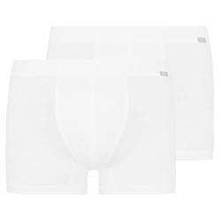 HANRO Herren Cotton Essentials Pants TwoPack Hipster, Weiß (White 0101), 58 (Herstellergröße: XXL) (2er Pack) von Hanro