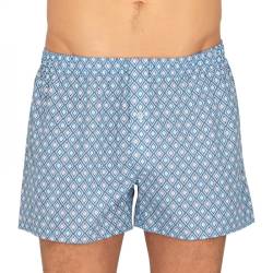 Hanro Boxershorts Blau gemustert von Hanro