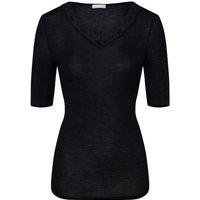 Hanro V-Shirt Woolen Lace von Hanro