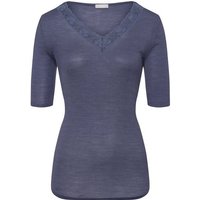 Hanro V-Shirt Woolen Lace von Hanro