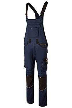 Hans Schäfer Workwear HSW Professional – Latzhose für Herren – Lange Arbeitshose mit Knietaschen – Bequem, strapazierbar und qualitativ – Navy, 26 von Hans Schäfer Workwear