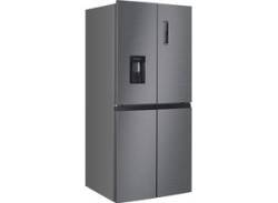 D (A bis G) HANSEATIC Multi Door "HCDB18080DWDI" Kühlschränke silberfarben (grau) Kühl-Gefrierkombinationen von Hanseatic