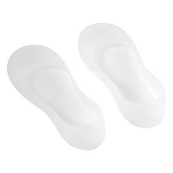 Silikon Socke, Haofy 1 Paar Silikon Feuchtigkeits Socken für Frauen und Männer, Feuchtigkeitsspendende Silikon Socken Gel Socken für Spa Socken Trockene Harte Rissige Haut Weiß (L) von Haofy