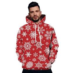 Weihnachtspullover Herren 5XL , Ugly Christmas Sweater Herren 6XL , Weihnachtspullover Damen Katze , Weihnacht Pullover , Hässliche Weihnachtspulli Herren,Kapuzenpullover Weihnachten von Haohon