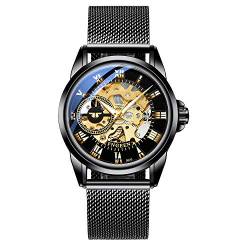 Smartwatches,Automatische Mechanische Herren- Und Damenuhr Mesh Belt Fashion Watch, K. von Haonb