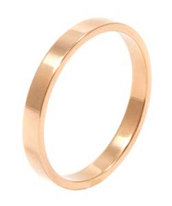 Happiness Boutique Damen Ring Rosegold | Schlichter Bandring Minimalist Edelstahlschmuck von Happiness Boutique