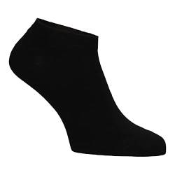 Happy Bavaria 6 Paar Sneakersocken Bambus schwarz Bambussocken 39-42 Viskose Antibakteriell ohne Gummibund ohne Naht (schwarz, 39-42)… von Happy Bavaria