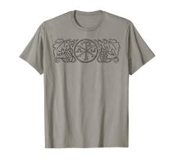 Chi-Rho Christogramm Alpha und Omega Labarum katholische Symbole T-Shirt von Happy Catholics