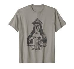 Heilige Teresa von Avila Frauen Ärzte der Kirche katholisch T-Shirt von Happy Catholics