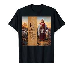 Kunst des guten Hirten, die John 10 Plockhorst Jesus Christ T-Shirt von Happy Catholics