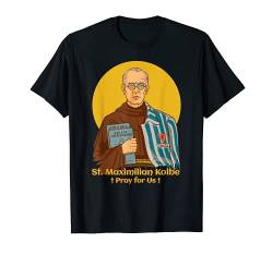 St Maximilian Kolbe katholisch Saint Polen T-Shirt von Happy Catholics