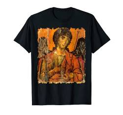 St. Michael der Erzengel T-Shirt Saint Michael Byzantinische Ikone T-Shirt von Happy Catholics