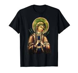 Unsere Liebe Frau der Leiden Ikone Russische Maria T-Shirt von Happy Catholics