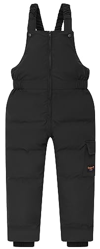 Happy Cherry Baby Kleinkind Latzhose Winter Overall Hose Warm Dicker Strampler Reißverschluss Rompers 2-3 Jahre von Happy Cherry