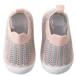 Happy Cherry Baby Schuhe Jungen Mädchen Erste Lauflernschuhe Kleinkind Weiche Sohle Krabbelschuhe rutschfeste Barfußschuhe Turnschuhe 22/23 EU von Happy Cherry