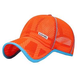 Happy Cherry Kinder Mesh Kappe Basecap Sport Sonnenhut Sommer Outdoor UV Schutz Kindermütze für Mädchen Jungen von Happy Cherry