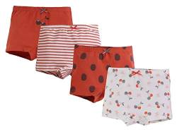 Happy Cherry Mädchen Unterhose Kinder Boxershorts Baumwolle Höschen 6er Schlüpfer Cartoon Unterwäsche Gedruckt Pantys-100-150cm (m(4 Stück), 150(11-12 Jahre Alt)) von Happy Cherry