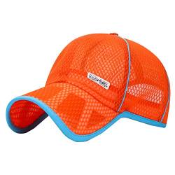 Happy Cherry Mesh Cap Kinder Baseball Cap Sommer Atmungsaktive Outdoor Sport Lauf Kappe Verstellbar Baseball Kappe Baseballmütze von Happy Cherry