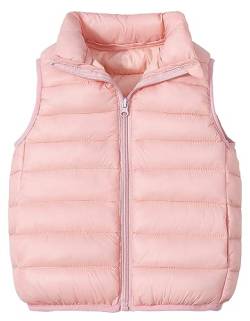 Happy Cherry Steppweste für Jungen Mädchen Leichte Daunenweste Kinder Ärmellos Jacke Autumn Winter Warmth Westen Wasserbeständige Winddicht Pufferweste 150 von Happy Cherry