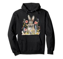 Kaninchen, Hasenohren, Osterhasen Kostüm, Osterdeko, Ostern Pullover Hoodie von Happy Easter Bunny Tshirt Frühling, Hasen Zubehör