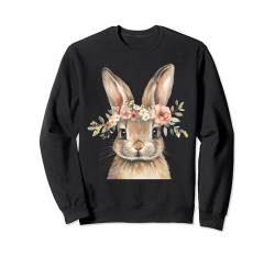 Kaninchen, Hasenohren, Osterhasen Kostüm, Osterdeko, Ostern Sweatshirt von Happy Easter Bunny Tshirt Frühling, Hasen Zubehör