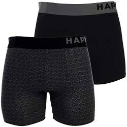 Happy Shorts 2 Pants Jersey Trunk Herren Boxershorts Boxer witzige Designs D15, Grösse:L - 6-52, Farbe:Design 015 von Happy Shorts