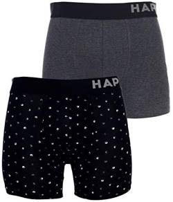 Happy Shorts 2 Pants Jersey Trunk Herren Boxershorts Boxer witzige Designs D26, Grösse:S - 4-48, Farbe:Design 026 von Happy Shorts