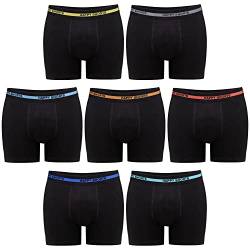 Happy Shorts 7 Stück Jersey Trunk Herren Boxershorts Pants Boxer Weekly Underwear, Grösse:XL, Farbe:Mehrfarbig von Happy Shorts